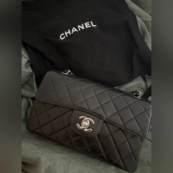 Rare CHANEL Double Sided Small Lambskin Classic Flap Bag - Picture 4 of 10